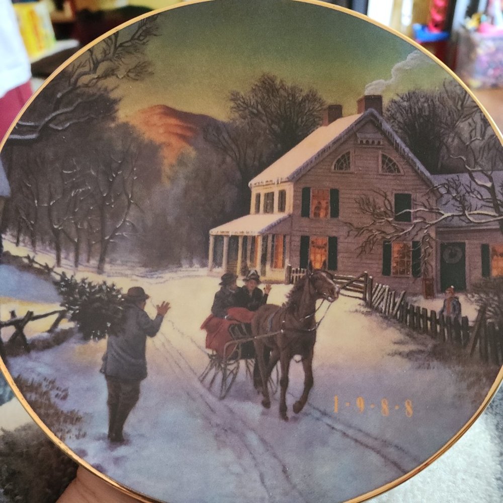 Vintage Avon collector plates